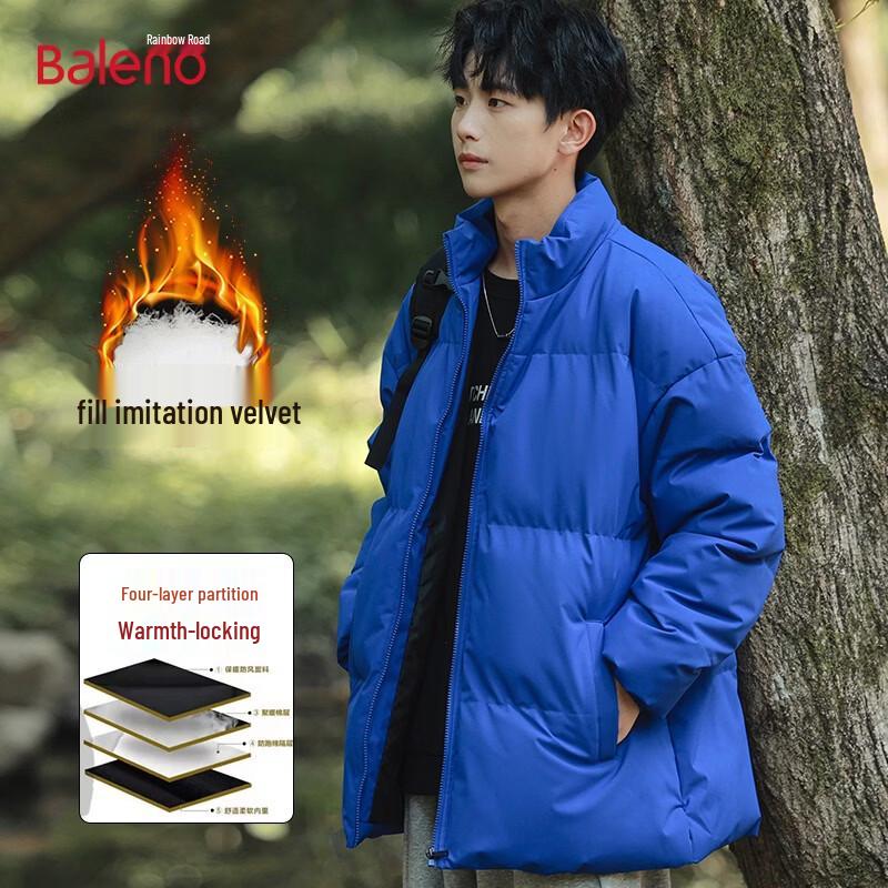 Baleno Men s Casual Stand Collar Padded Jacket L