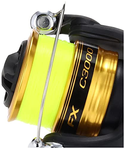 Shimano Trout Reel 19 FX C3000 with 3-gauge, 150m Line