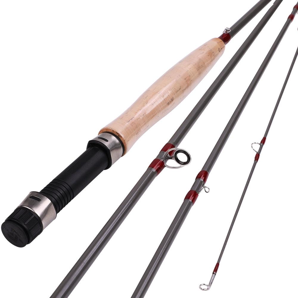 Fly Fishing Rod 4-Piece Lightweight Fly Fishing Rod Fishing Poles