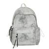 Schoolbag Korean Tie-dye Schoolbag Versatile Large-capacity Backpack Niche Portable High School Student Computer Bag Simple Bag Female