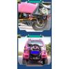 Dual-Hook Tow Bar with Locking Pin/Latch Compatible with Suzuki Jimny JB23/JB43 Tow Arm Bumper-Mounted Tow Bar