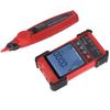 2 In 1 Network Cable Tester Digital Multimeter LCD Screen Network Wire Finder Kit for Metal Cable