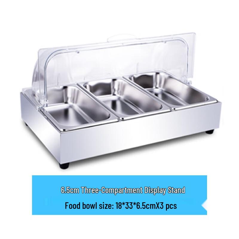 Buffet Food Display Stand with Transparent Lid