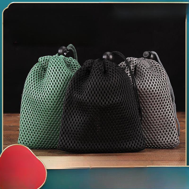Sandwich Mesh Bag, Nylon Drawstring, Mesh Eye Bag, Dustproof, Storage, Breathable, Drawstring Bag, Thick Mesh Bag