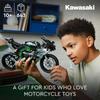 Technical Ninja H2R Motorcycle Building Blocks Set Collectible Block Kit for Boys Girls and Adults Motorcycle Scale Model