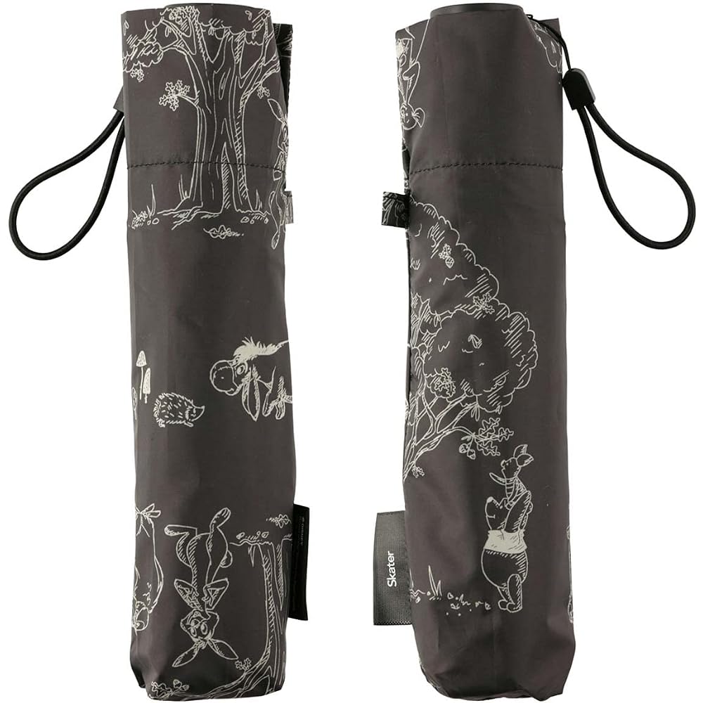 Skater Disney Winnie the Pooh Lightweight Folding Umbrella 50cm