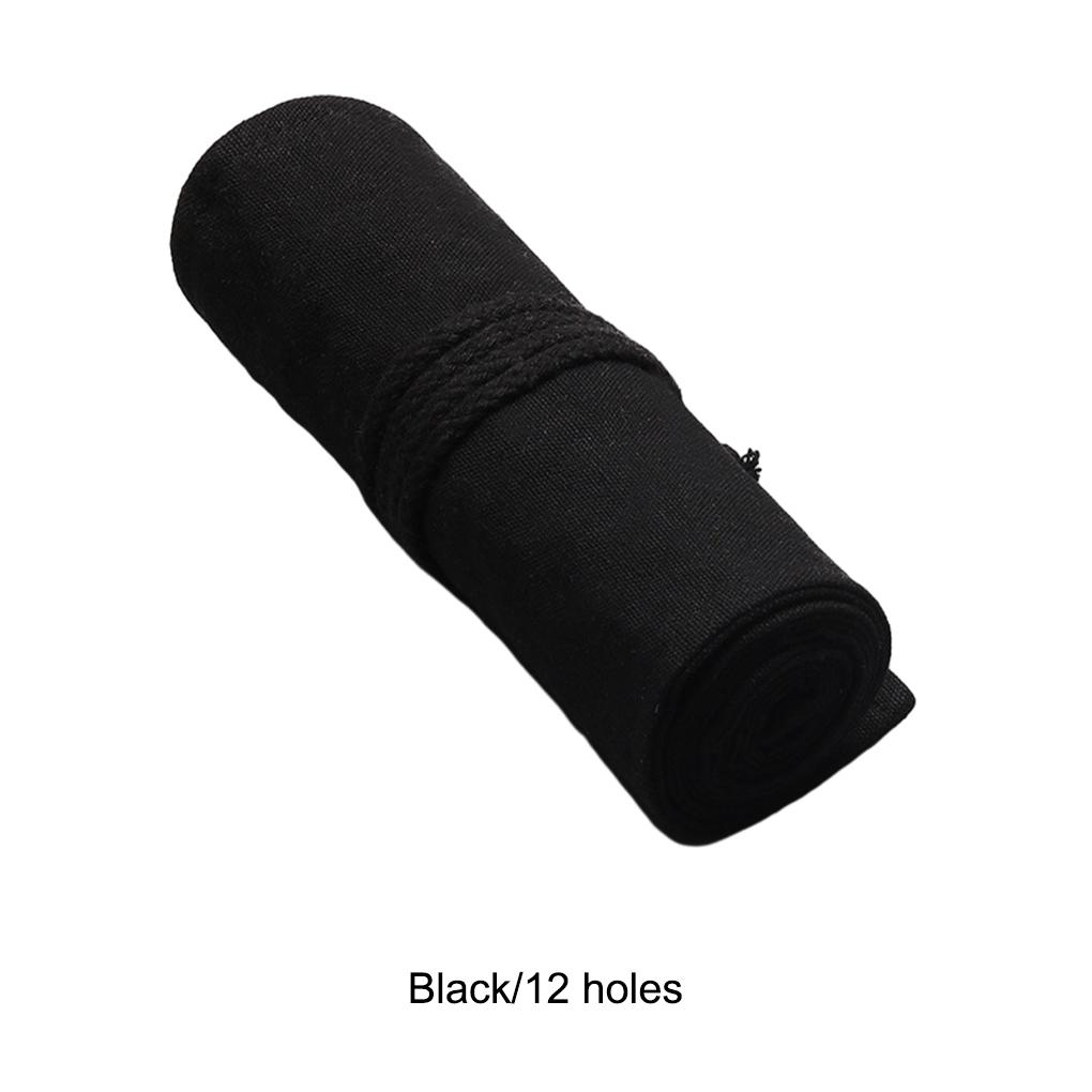 Polyester Canvas Made Pencil Bag For Stationery Storage - Large Capacity Waterproof Pencil Case