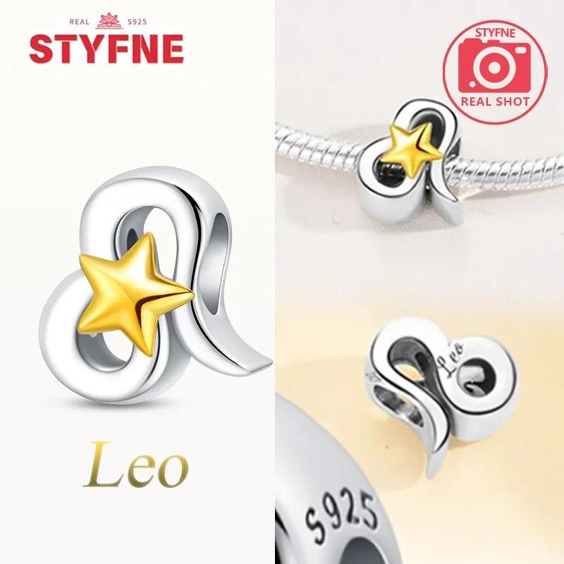 

Girl Original Simple Symbols Twelve Zodiac Signs Star Taurus Capricorn Metal Pendant Fit Bangle Make your own Birthday Gift Accessory Elegant Fashion