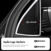 Car Speaker Metal Stickers Interior Decoration Decals For Lexus F SPORT ES RX NX LS UX LM LX GX LC RZ IS CT GS RC HS SC TX LBX