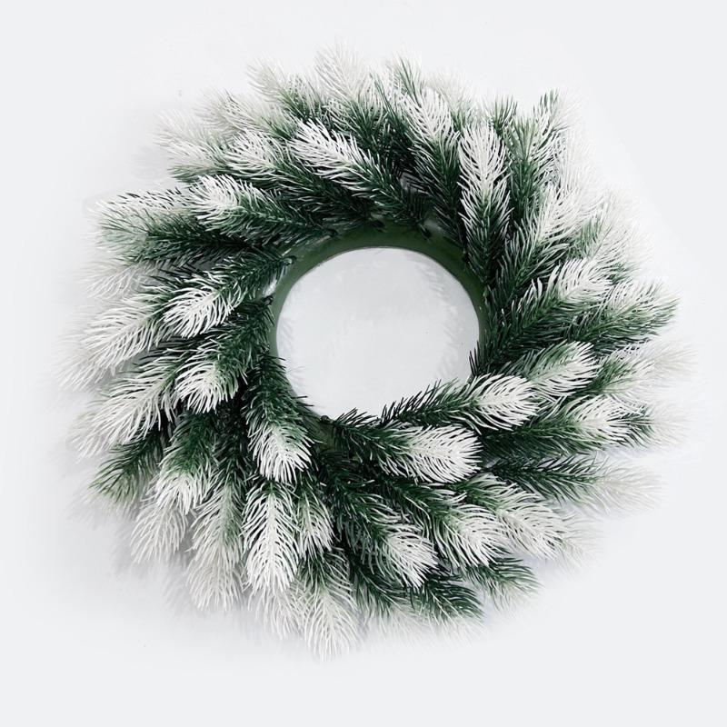 

Имитация Искусственная Сосновая Хвоя Венок Собачий Хвост Рождественское Украшение Домашнее Подвесное Изделие Композиция Реквизит White and green-medium