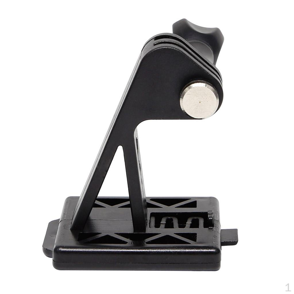 Camera Helmet Mount Base Adapter For Lightweight Black