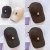 Cotton Embroidered Letter Baseball Cap For Casual Summer Wear