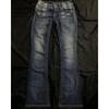 RogueWave Streetwear Vintage Jeans Ubrania Y2K Damskie Vintage Kieszeń Pasek Sequin Spodnie Jeansowe Baggy Niebieskie Prane Średni Stan Dopasowany Krój Spodnie
