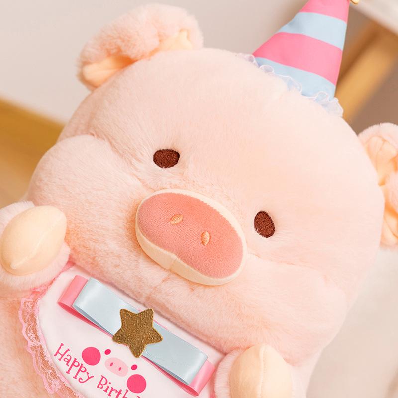 Birthday Party Gift Pink Pig Plush Toy Doll Plush Birthday Gift Pink Pig Doll Girl Doll