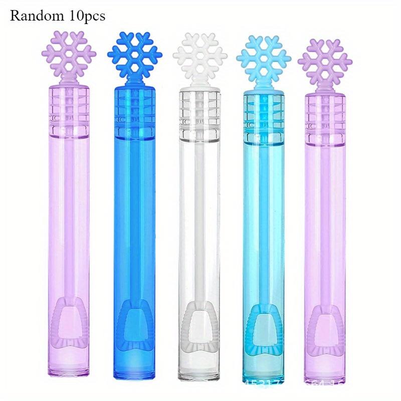 

10 шт. Мини-пузырьки с дизайном снежинок для душа, свадьбы, дня рождения, рождественский подарок