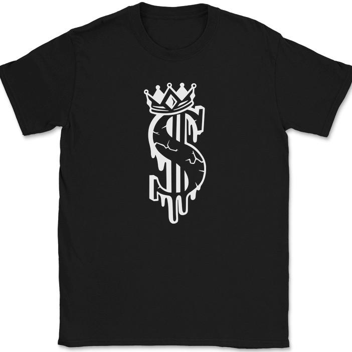 

King Dollar Street Wear T-Shirt Funny Match Shoes Humor Bear Graphic Tee L
