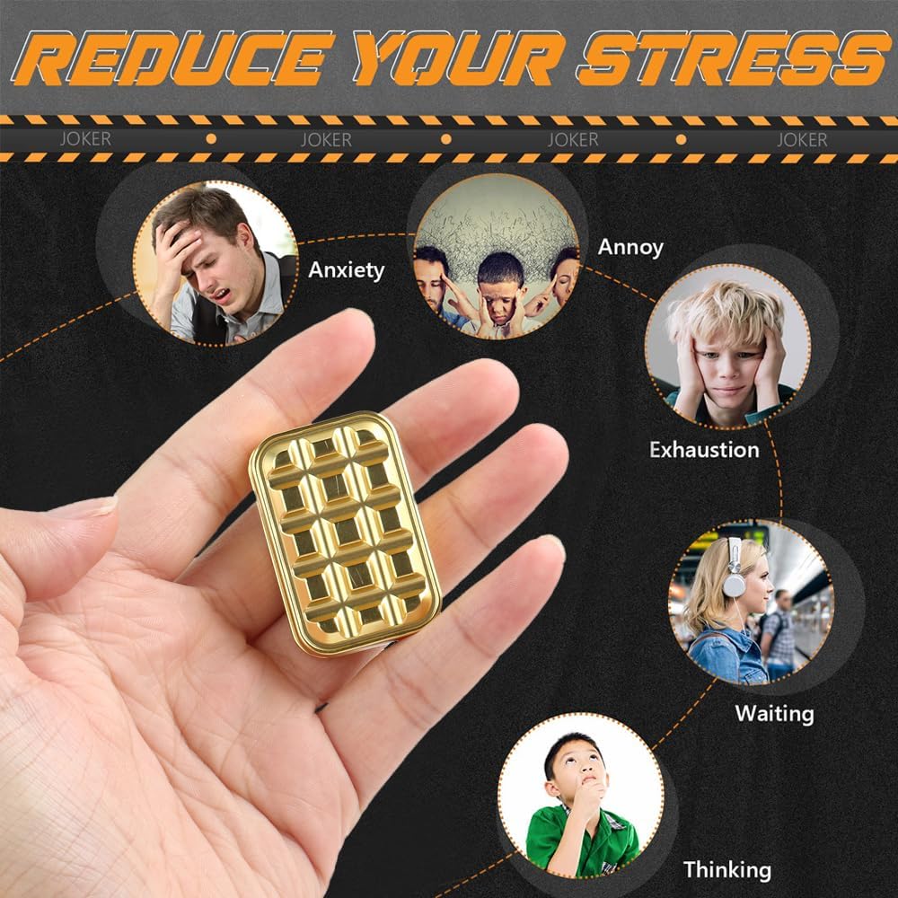 Jouet magnétique anti-stress en métal, anti-anxiété et anti-TDAH, idéal comme cadeau.