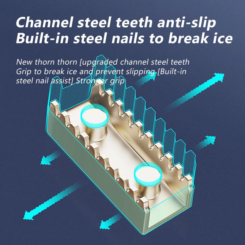 SEAMETAL Car Anti-skid Chain Suitable Tire Size 165mm-265mm Adjustable Car Snow Chains Universal Emergency Chain Tire No Damage