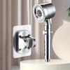 New High Pressure Water Saving Filter Shower Head 5 Modes Handheld Shower Head One Button Stop Bathroom Accessories Set