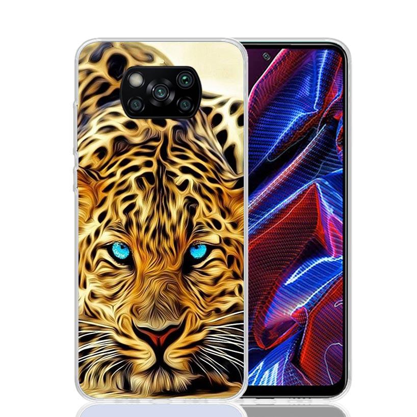 Ferocious Tiger Animal Case Phone Cover for Xiaomi Redmi Note 10 9 9S 8 8T 7 5 Pro Mi 12T 11T 10T 9T 12 11 Lite A3 A2 Trend Fund
