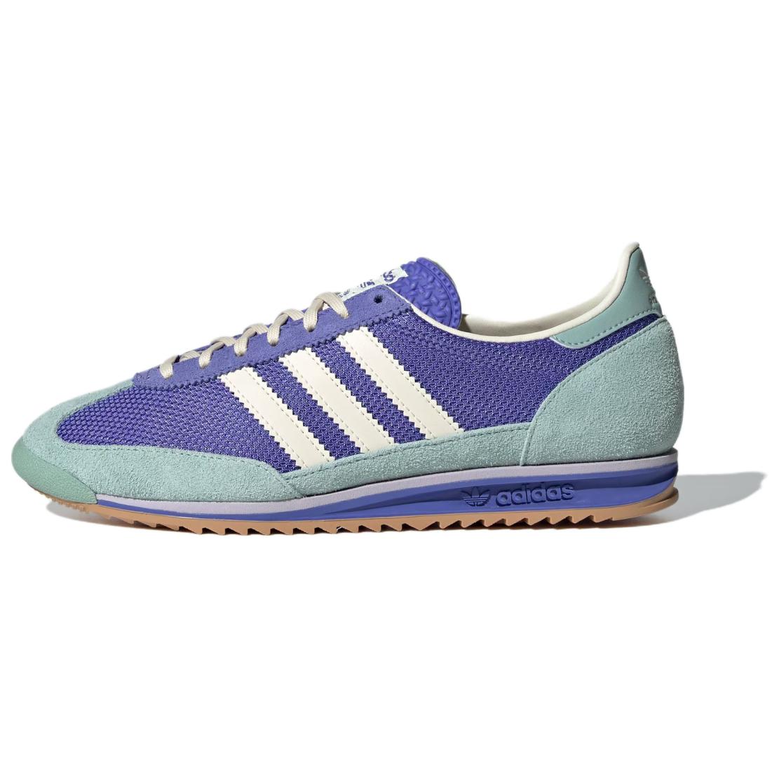 Adidas SL72 OG Semi Cobalt Hazy Green Women Sneakers Blue Semi-Cobalt-Blue Cream-White IH0290 38.5