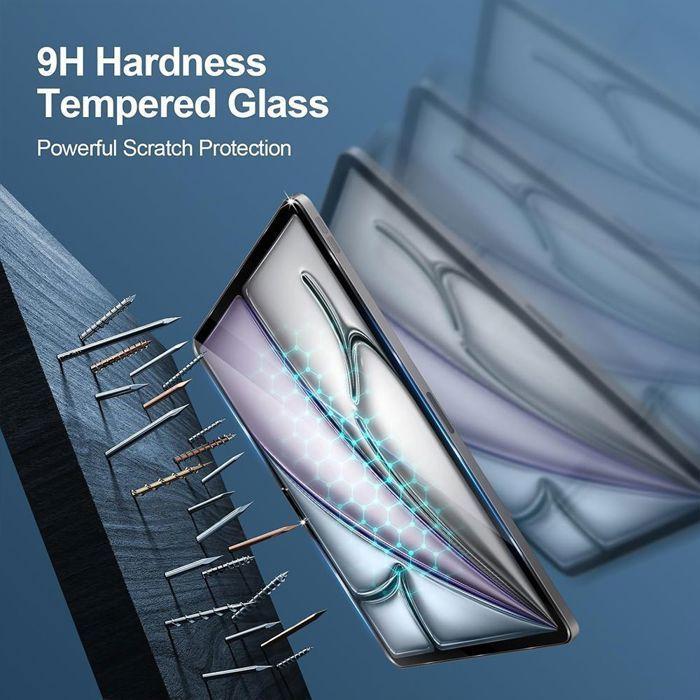 Verre Trempé - iPad Air 11 Pouces - M2/M3 - Anti-Rayures - Antichoc - Haute Transparence