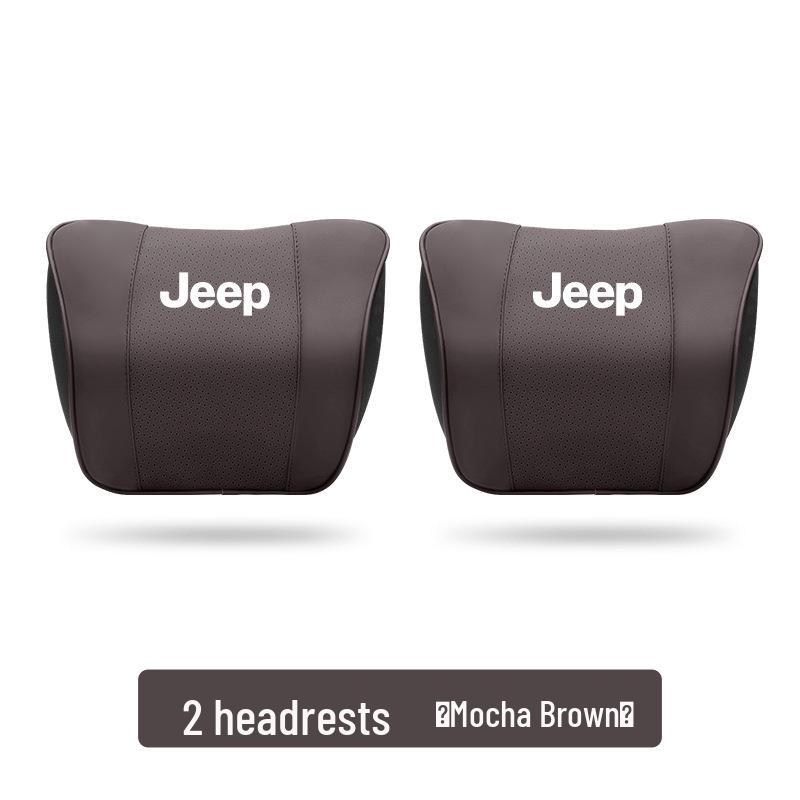 Zagłówek i podparcie lędźwiowe do Jeepa: Poduszka podróżna na szyję do Cherokee, Compass, Grand Commander
