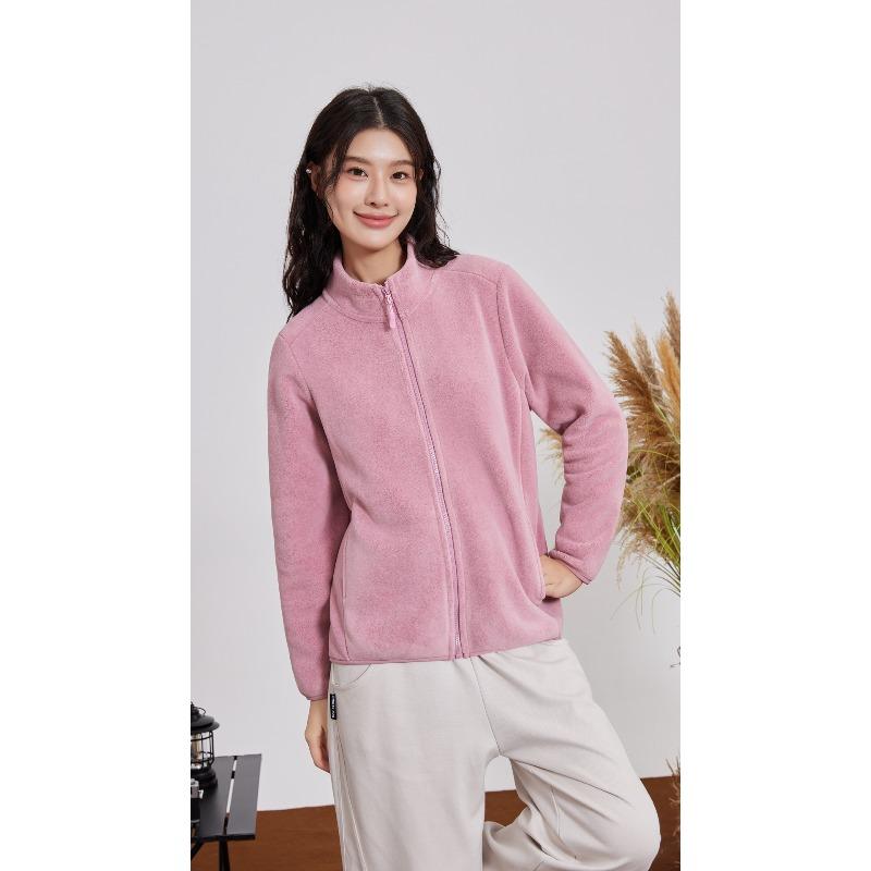 Women Fleece Jackets Sweatshirts Winter Coats Camping Hiking Jacket Outdoor Windproof Warm Clothes
