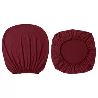 

Elastic Stretch Universal Computer Armchair Chair Covers Solid Color Chair Protector(Seat cover + Backrest cover) Washable
