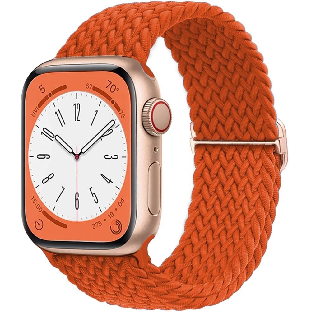 Braided Bracelet for Apple Watch Ultra 3 2 49mm 11 10 42/46mm Nylon Elastic Belt Bracelet for 9 8 7 41mm/45mm 6 5 4 SE3 40/44mm