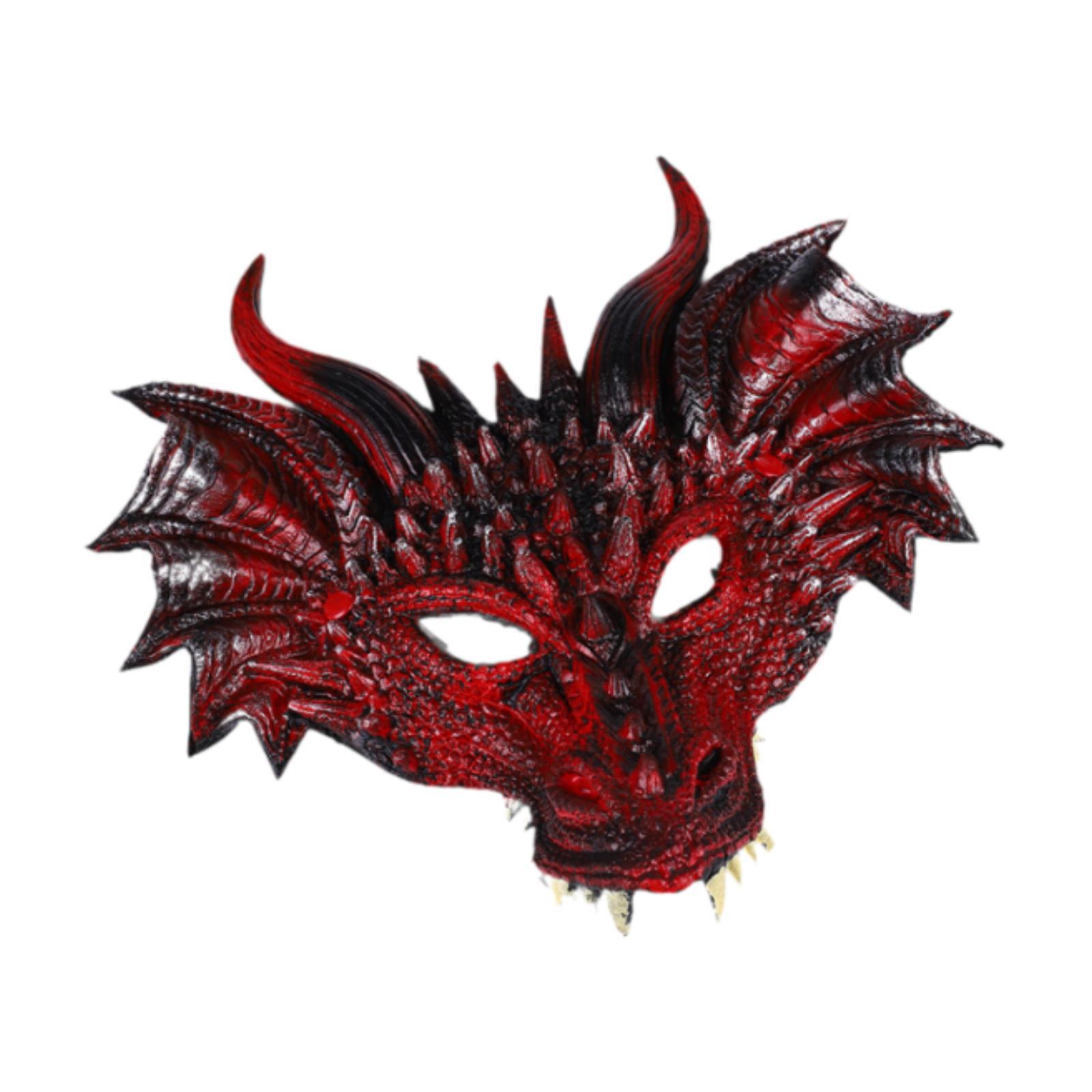 Dragon Mask Cosplay Mask Scary Animal Mask for Stage Performance Party Favor