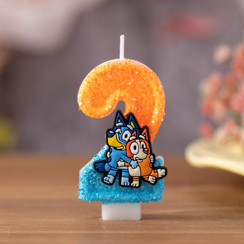 Cartoon Number Birthday Candles for Children's Cake Party Decorations