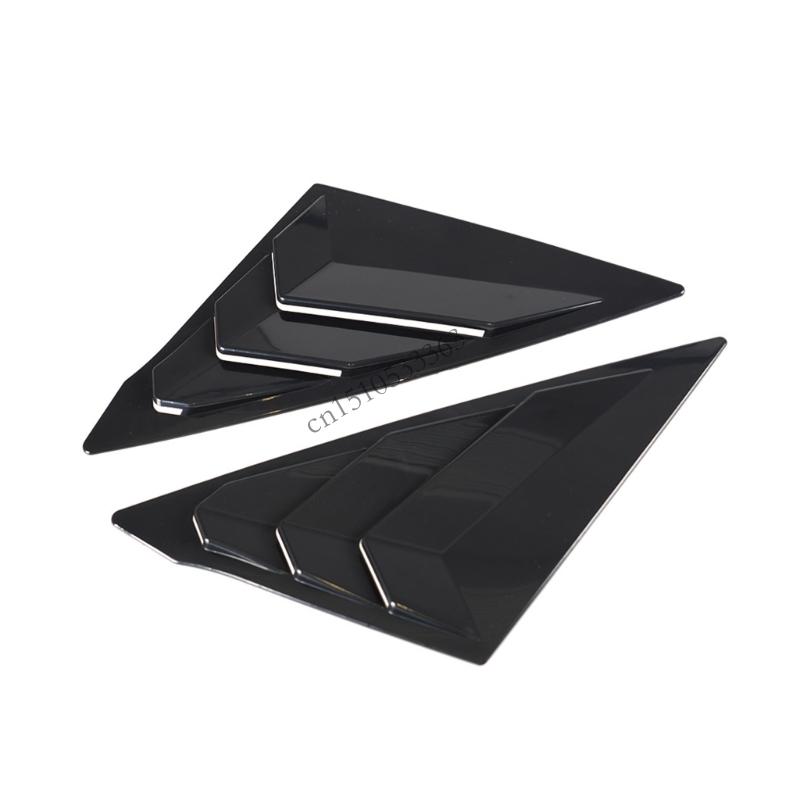 090E Car Rear Louver Window Side Shutter Cover Trim Sticker Car Exterior Sticker