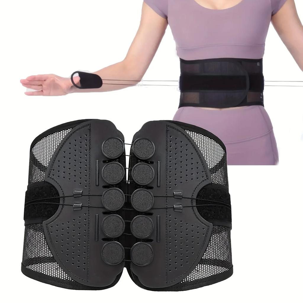 Unisex Lumbar Support Wrap Breathable Waist Back Brace Protector Guard For Posture Corrector Waist Warm Adjustable Support Belt
