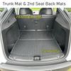 For 2025 2026 Tesla Model Y Juniper Trunk Mats Rear Seat Backrest Cover Protective Pad Frunk Cargo Liners Kick Pads Accessories