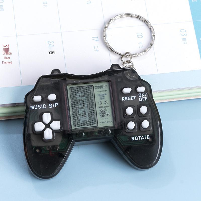 Mini Retro Tetris Handheld Game Console Keychain