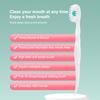 Mint Peach Flavored Bead Toothbrush Deeply Cleanses The Mouth Portable Mini Brush Suitable For Convenient Travel And Travel