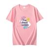 Unisex Oversized Cotton Tshirt Dolphin Im Dead Inside Sunshine Funny Graphic Oneck Unisexs Summer Clothing