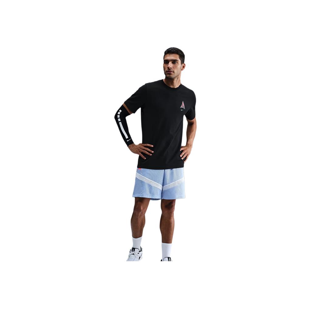 Nike Ja Morant Comfortable Soft Knit Fashion Short Sleeve T-Shirt Men Tops Black HV1691-010