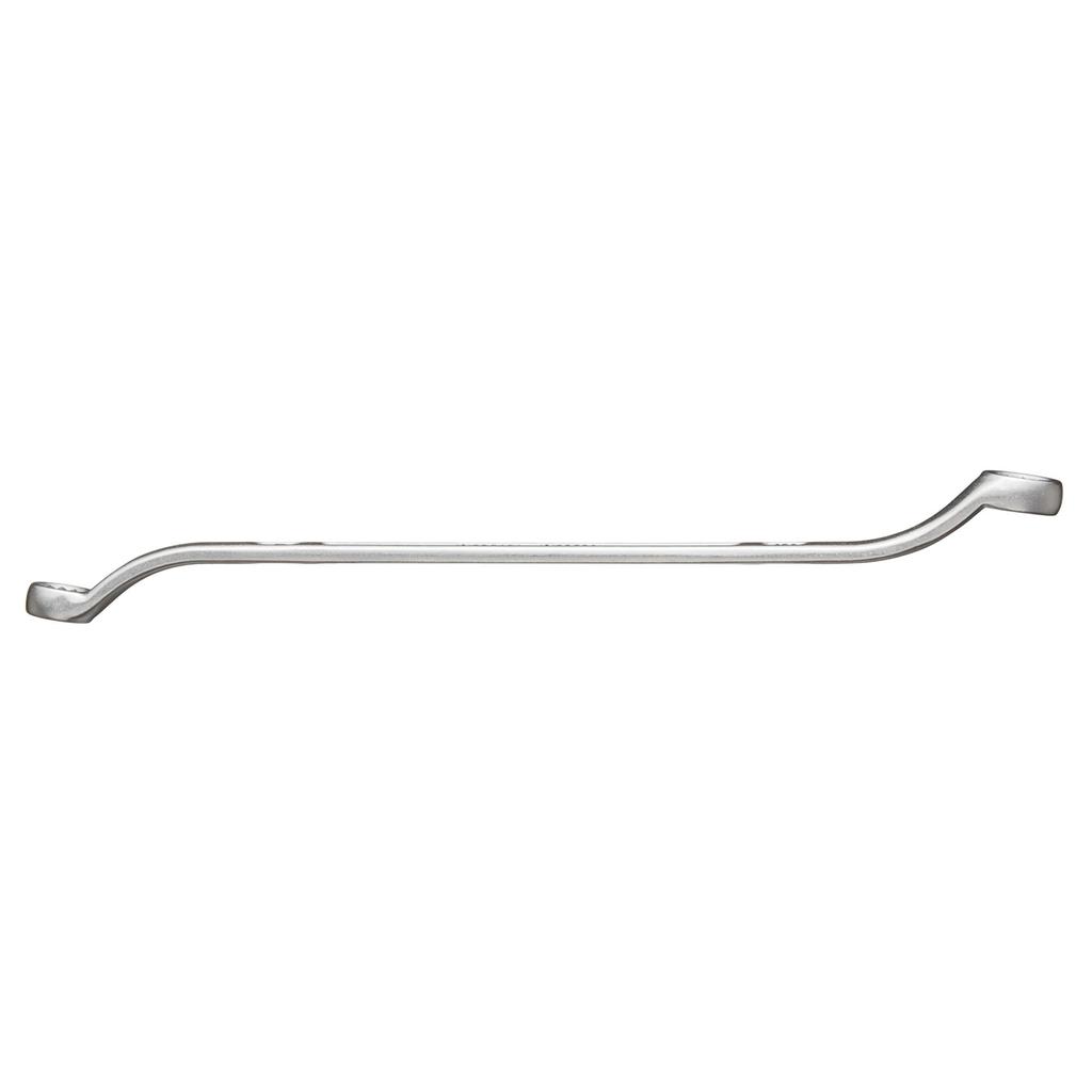 TONE Long Mechanic Open End Wrench x 8mm x 10mm Flats (45° 10°), M44-0810,