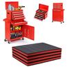 4pcs Tool Box Foam Inserts 19.69x15.75x1.38in Cuttable Toolbox Polyethylene Foam Sheet for Toolbox Hard Case Toolbox Drawer
