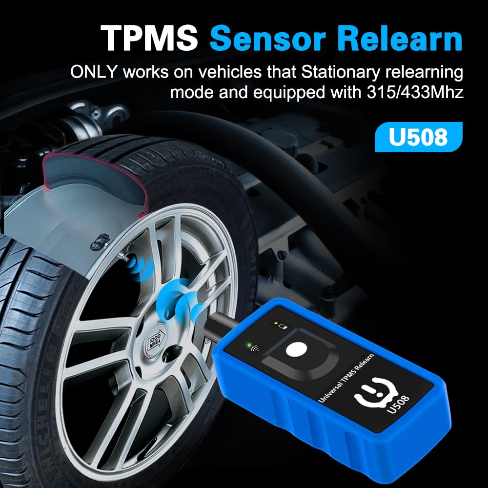 TRISCO Tpms Relearn Tool U508 Universal For GM Jeep And Ford Chrysler Dodge Tire Pressure Monitor Sensor TPMS Reset Activation Tool 2025 Edition