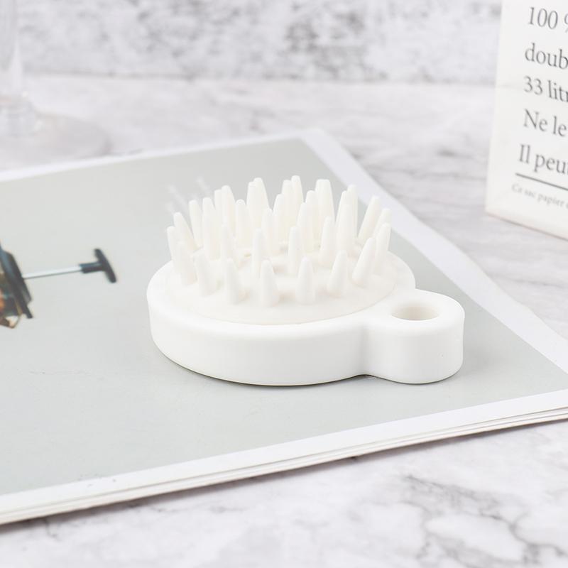 Handheld Silicone Scalp Shampoo Massage Brush Washing Shower Clean Brush Bath