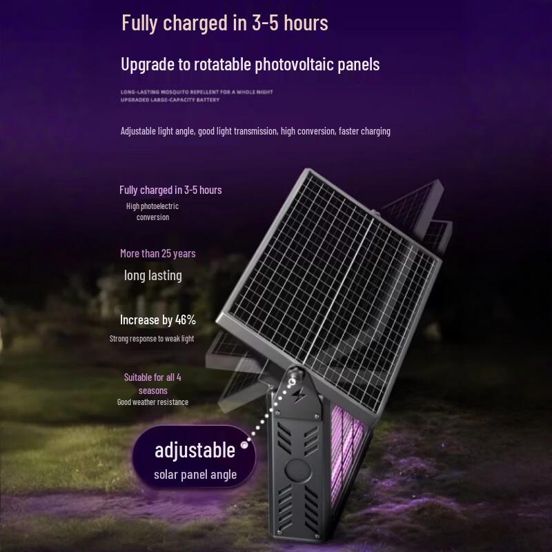Deshangyuan Solar Outdoor Mosquito & Fly Killer Lamp Y3