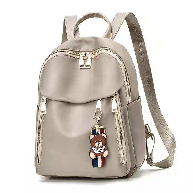 Korean Style Women's Oxford Cloth Canvas Backpack - Large Capacity Travel Schoolbag 2025