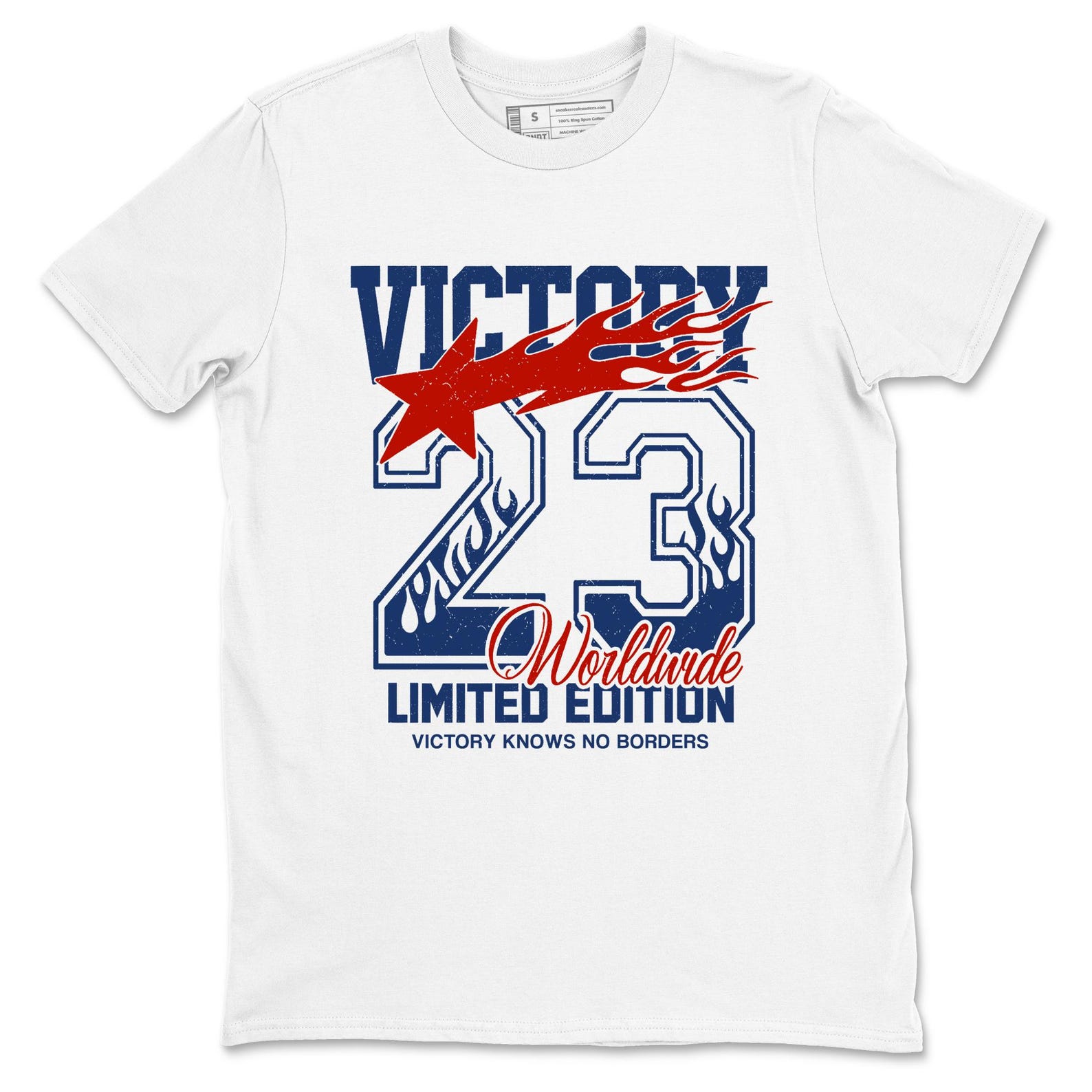Victory Knows No Borders graphic tee. Streetwear graphic T-Shirt. Matching 11s Rare Air XL
