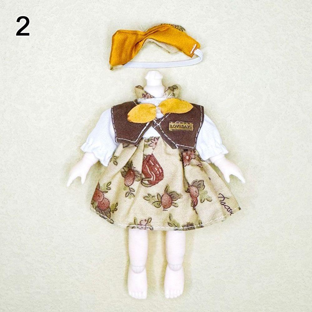 Fashion High-end Dress Up Children DIY Girls T-shirt Pants Doll Skirt  16~17cm Doll/1/8 BJD Doll