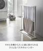 Yamazaki Tower 5576 Slim Bath Towel Hanger, Side-Mountable, White, Approx. 25.6" W x 5.5" D x 29.7" H