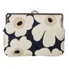 Marimekko Women's Mini Unikko Cosmetic Pouch, Puorica Succaro, Cosmetic Pouch, Small Item Holder, 74530 518, Midnight Blue [Used]