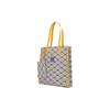 New MLB Monogram Collection Polyester Tote Bag, Shopping Bag, Combo Bag, Shoulder Bag, Handbag Regular Unisex Yellow Brown 3AORM012N-50BGS